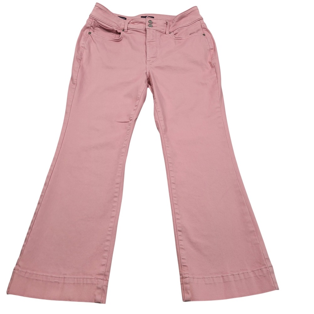 NYDJ Barbara Bootcut Pink Lift Tuck Technology‎ Pants Size 8 Womens Stretch